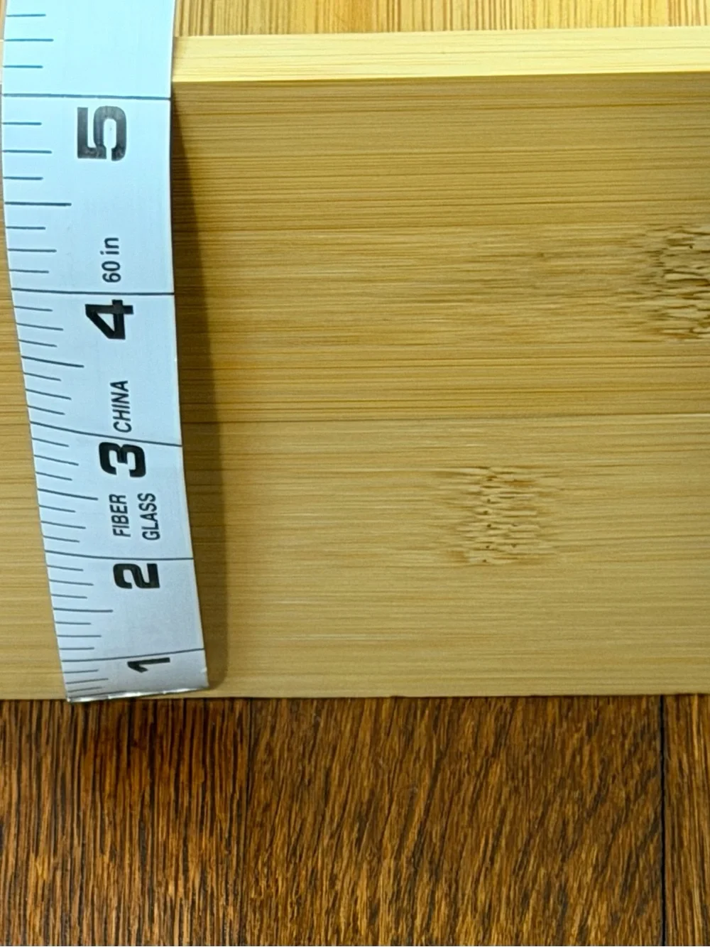 Bamboo Tiered Organizer Box - Natural